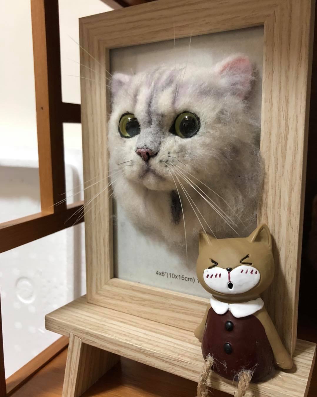 寵物羊毛氈紀念相框作品
